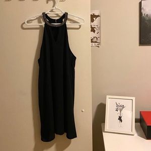 Black Evening Dress with Embellishments